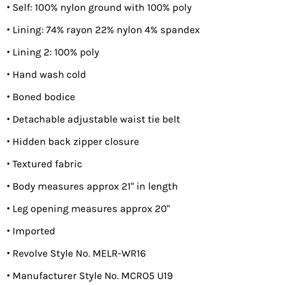 NWOT Michael Costello B&W Romper - Picture 7 of 8